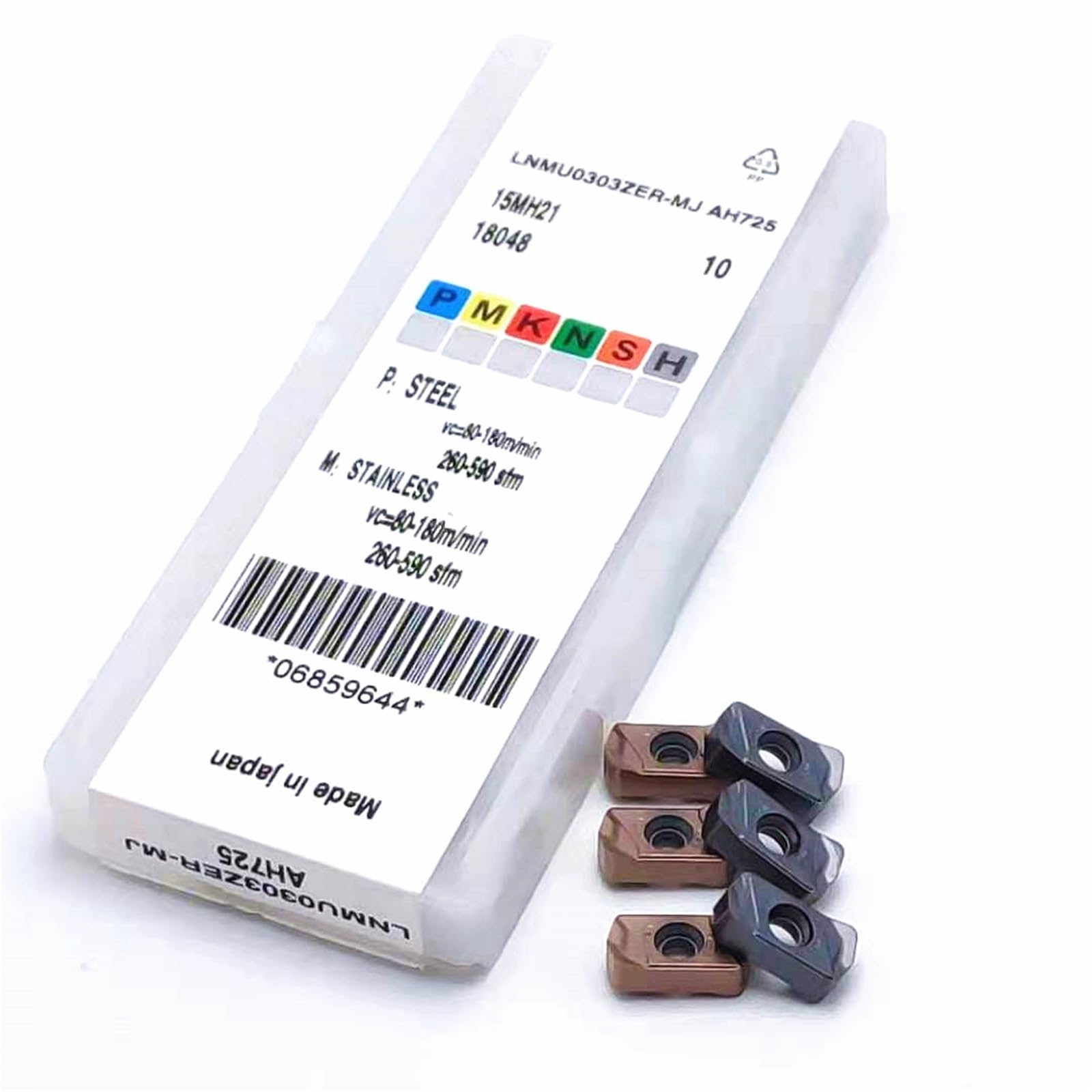 Inserto Da Taglio Con In Metallo Duro 10 Pezzi(LNMU0303ZER MJ AH130)