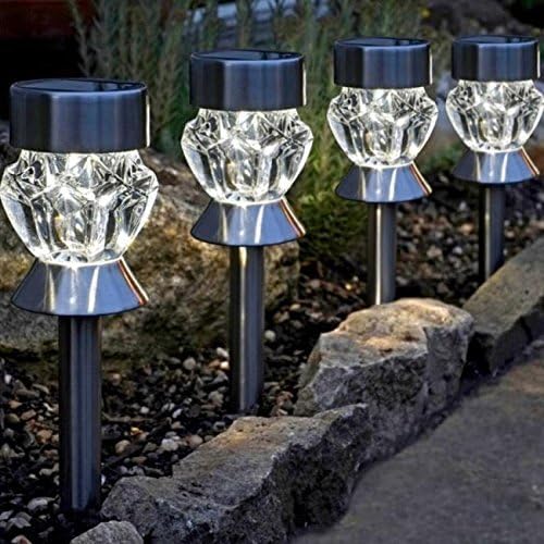 Set of 4 Solar LED Garden Lights