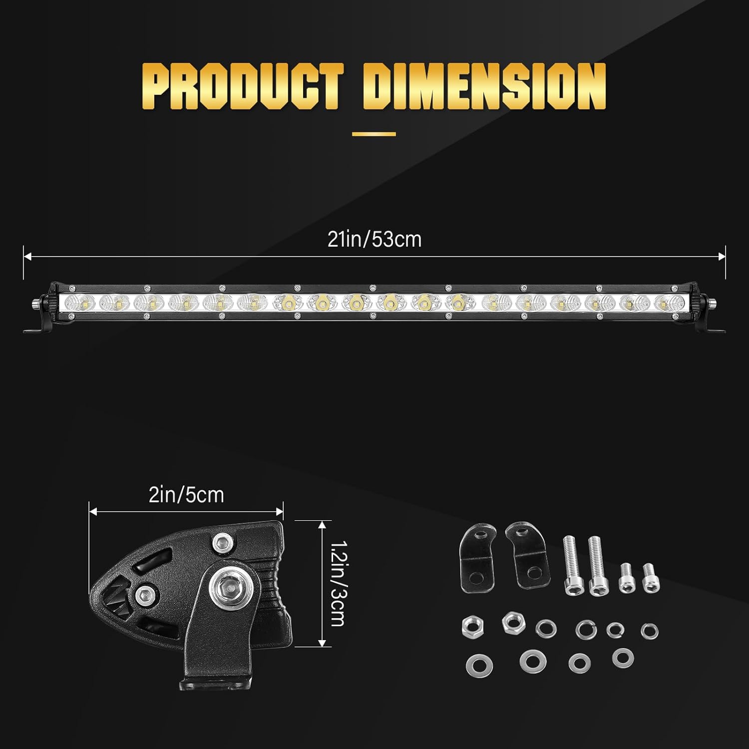skyworld 20 inch 90w single row led light bar low profile ultra thin slim mini spot flood combo beam off road driving lights led fog lights boat lighting atv suv utv truck 20 inch 90w combo