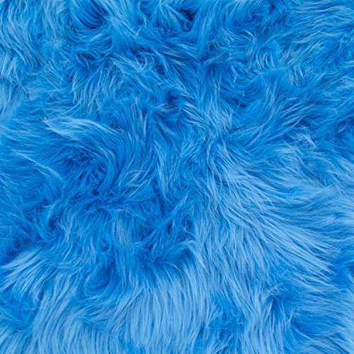 Luxury Shag Cobalt Blue 60 Inch Fabric By The Yard (F.e. #TOP1