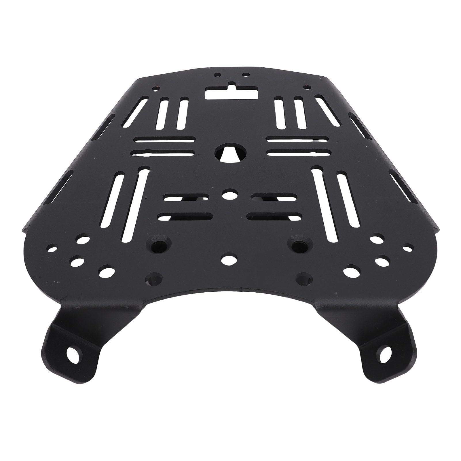 Yinhing Piastra Motociclista in Scatola Top Bastoncinitura della Piastra Bagagli Sostituzione per Zontes 368g 501 G Piastra Staccabile in Acciaio Carbone Piastra con Finitura Nera