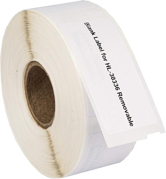HOUSELABELS Compatible DYMO 30336 Multipurpose Labels (1 x 2-1/8) with Removable Adhesive Compatible with Rollo, DYMO LW Printers, 12 Rolls / 500 Labels per Roll