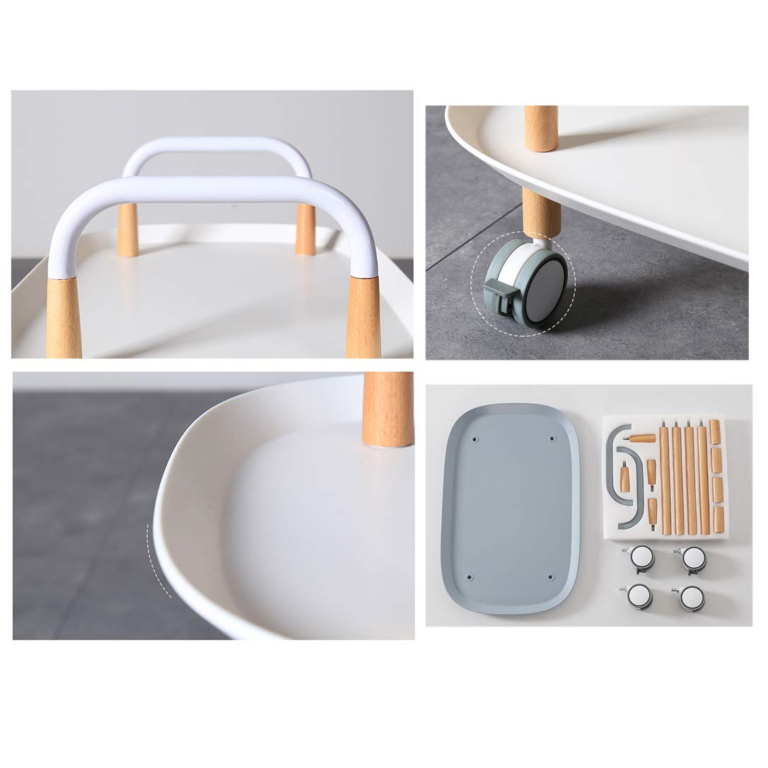 Carrello di servizio con ruote bloccabili Carrello da cucina per un facile spostamento, versatile carrello portaoggetti per tè e sala da pranzo, perfetto per ristoranti, hotel e uso domestico