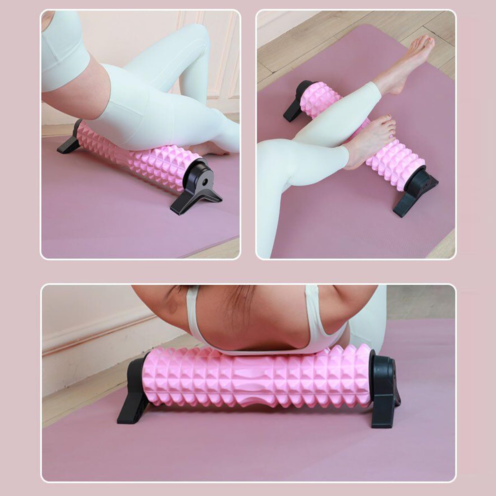 Yoga Roller Faszienrolle Runde Massage Rolle | Tiefengewebe Massage Für Yoga Für Pilates Training Regeneration Home Gym Rücken Beine Schultern Nacken