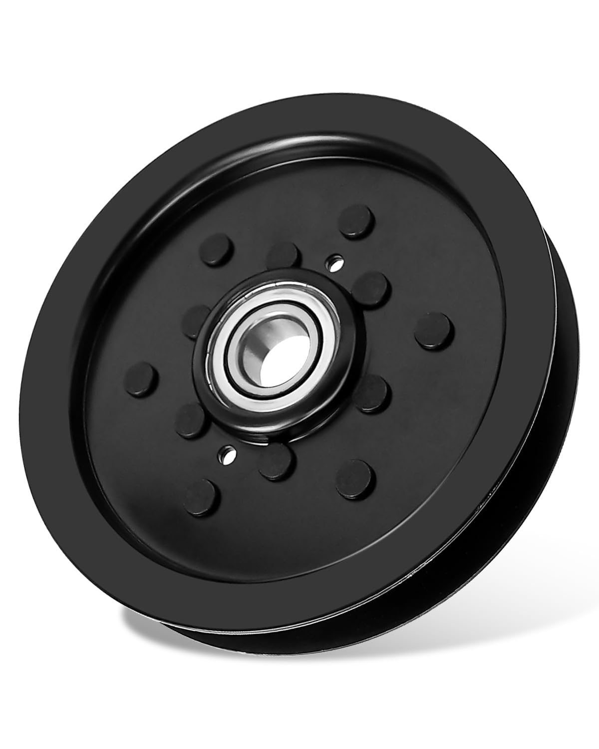 TCA17524 Flat Idler Pulley Compatible with Ariens John Deere 737 757 777 797 1585 1570 1580 Z820A Z910A Series, Lawn Mower Idler Pulley Replace