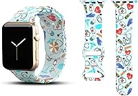 Vista 12 de Silicone Sport Watchband Compatible with Apple Watch