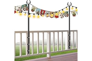 4-Foot Artificial String Light Poles: Illuminate Your Outdoor Spaces