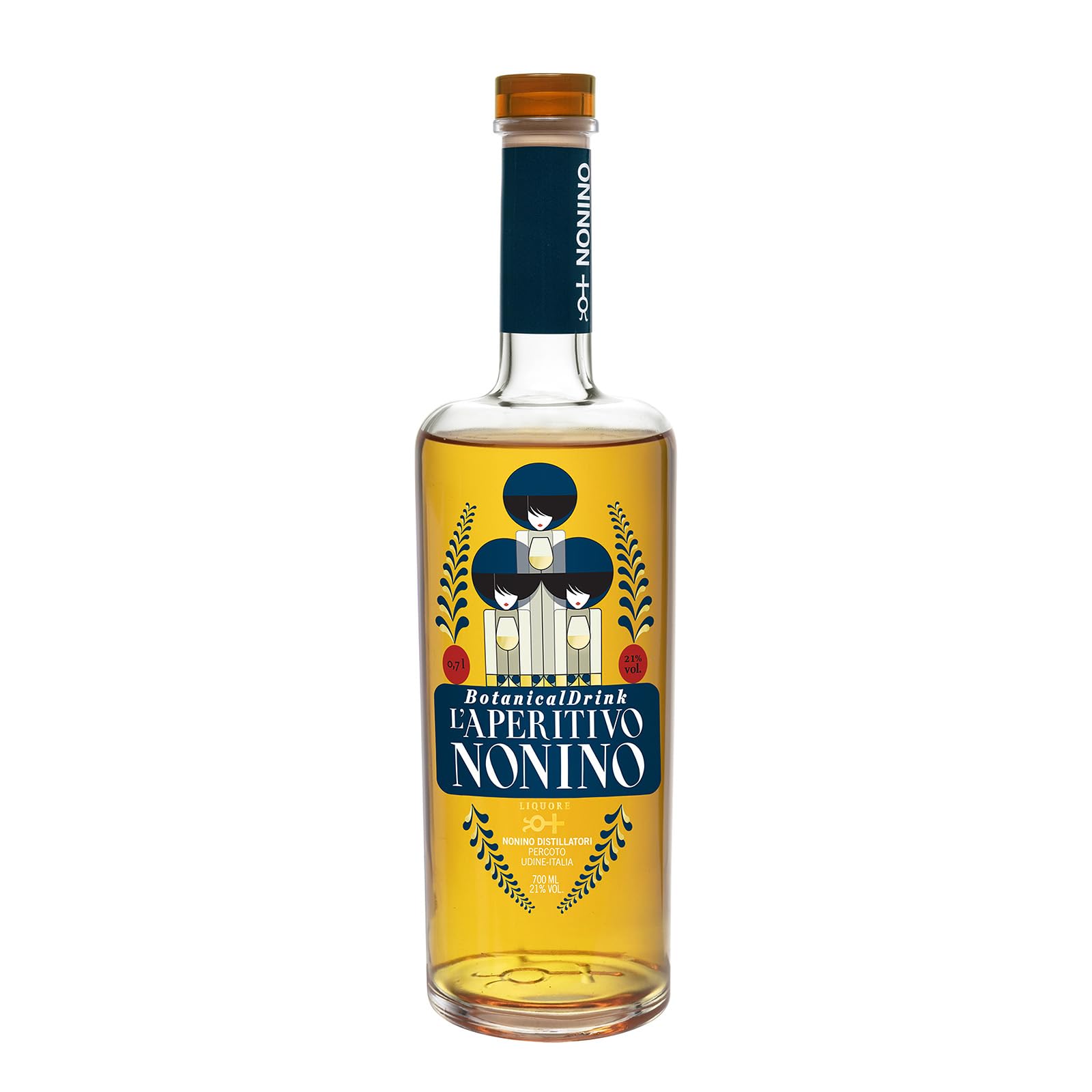 Nonino L'Aperitivo Botanical Drink - Kräuterlikör 21% vol. (1 x 0.7 l)