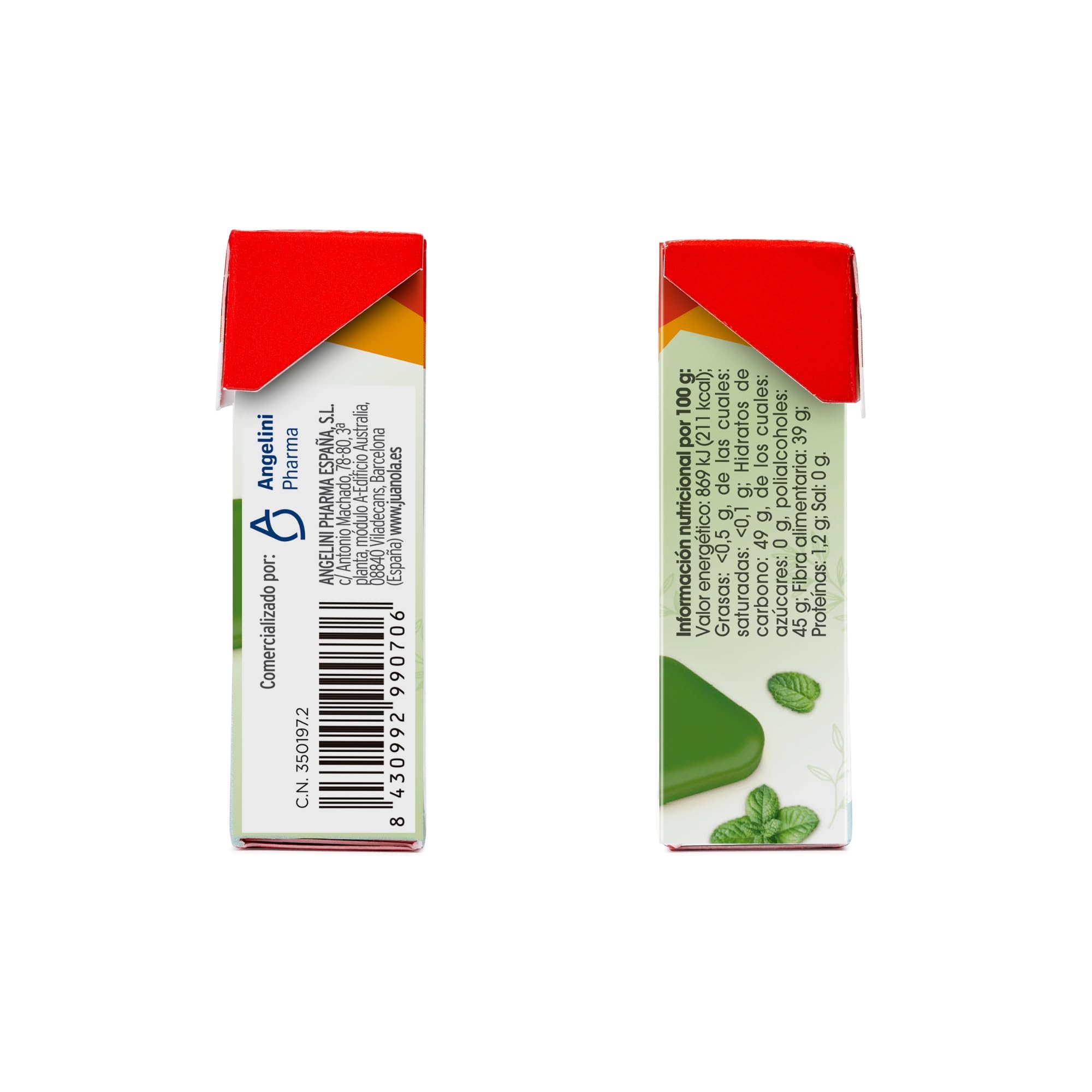 Juanola Perlas Sabor Menta - Sin azúcar, sin gluten - Cómodo formato de bolsillo - Ideal para llevar contigo a todas partes - Refrescan tu boca y tu garganta - 25g