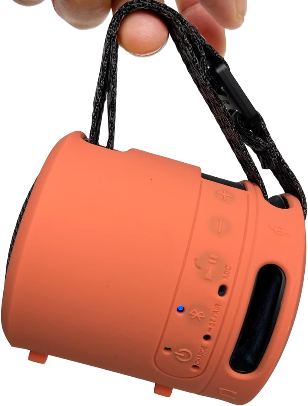 Silicone Cover Case for Sony SRS-XB13/XB100 Extra BASS Wireless Portable Compact Speaker, Protective Skin Sleeve Shell for Sony SRS-XB13 Speaker Accessories (Coral Pink) - Image 4