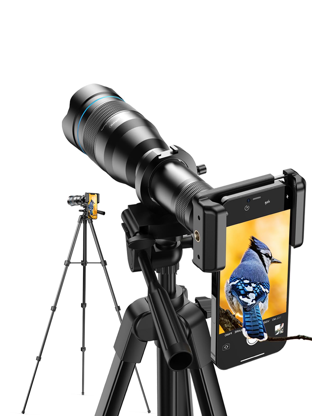 MIAO LAB High Power 60X HD Phone Telephoto Lens with 54