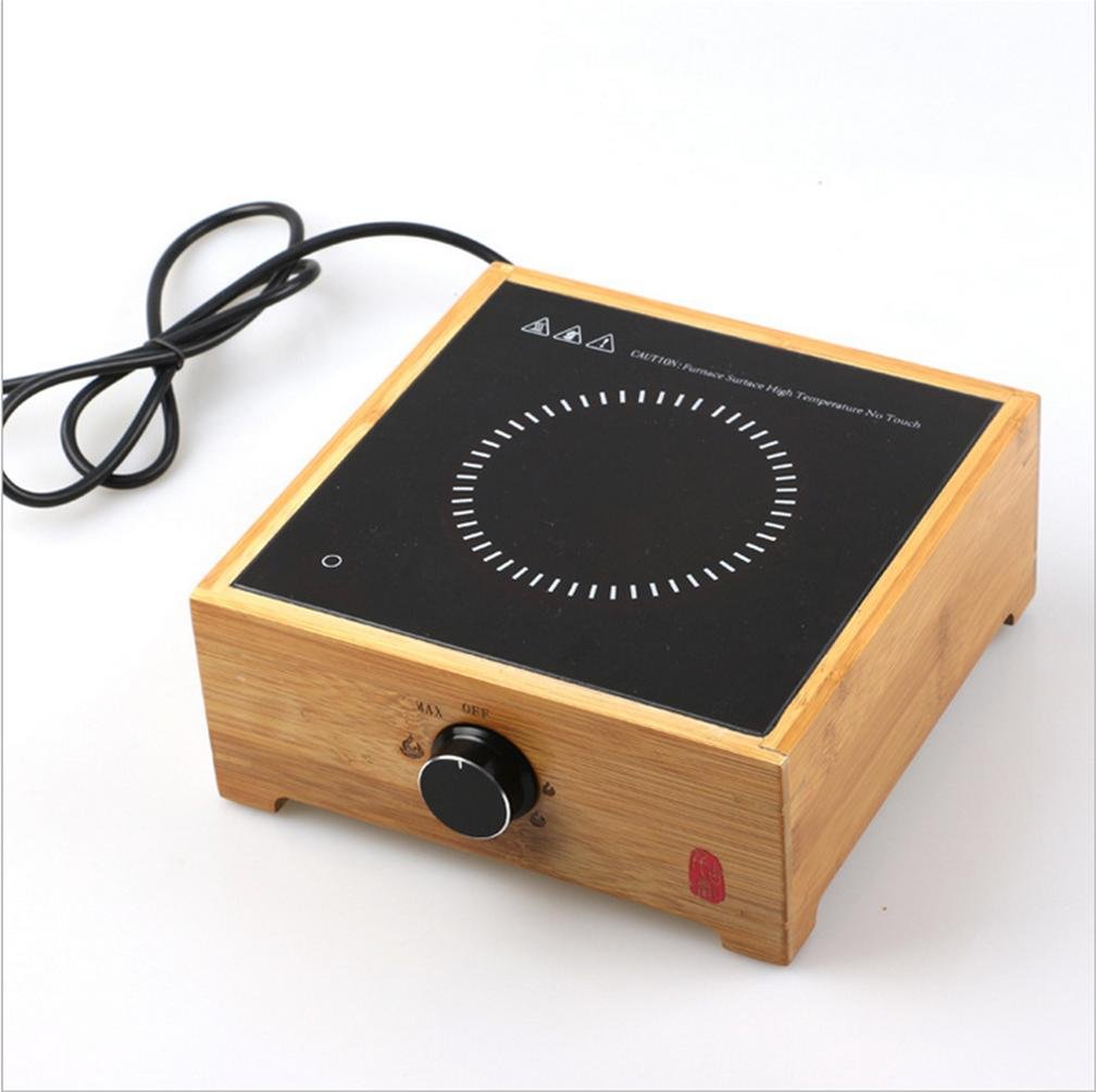 Dedicado tetera de crisoles de cerámica eléctricos de bambú del té hervido Mini Silencio té bandeja Accesorios