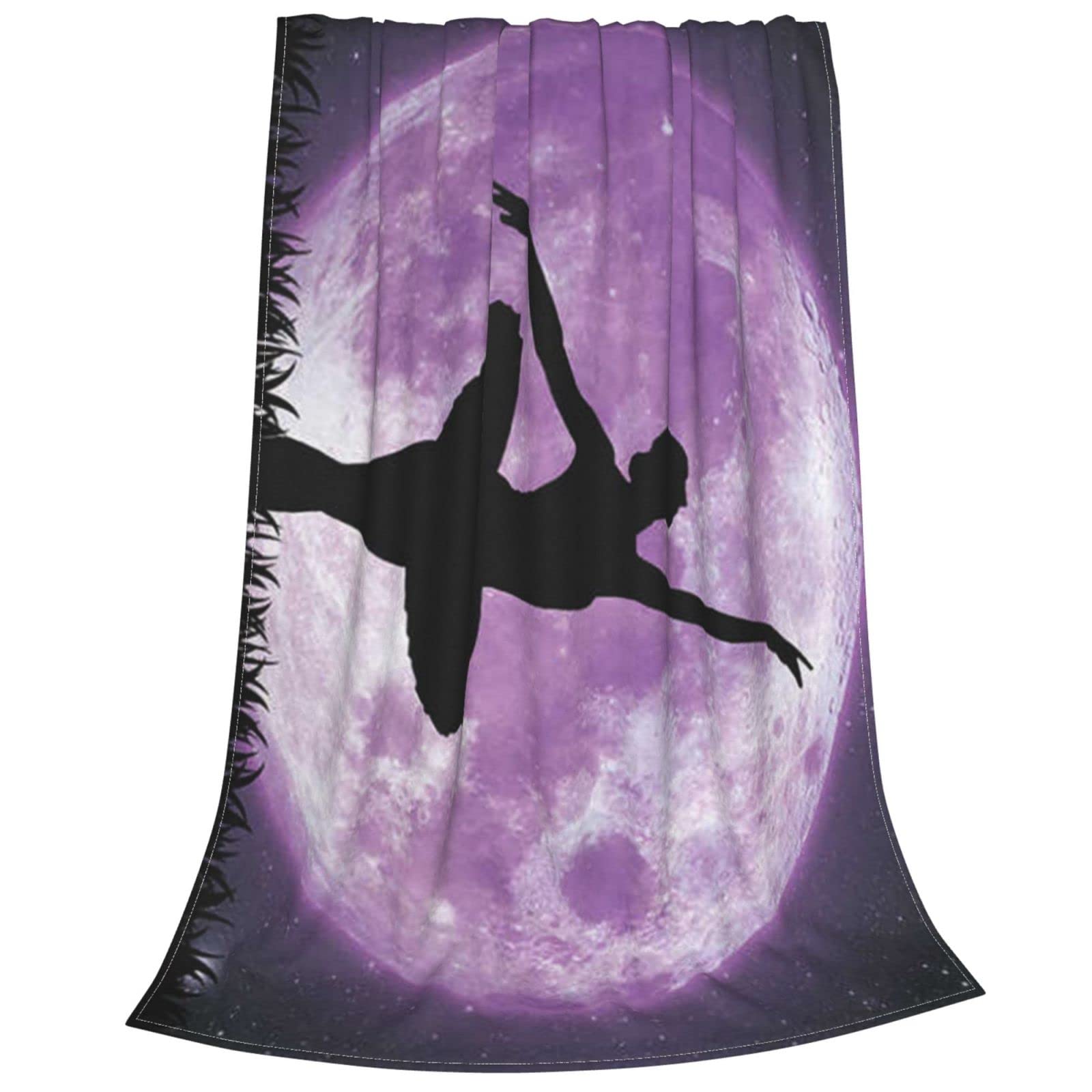 Coperta Personalizzata Per Ballerine Con Nome - Morbida Flanella Pelosa 76x101 Cm Per Bambini, Ragazze, Donne - Regalo Danza