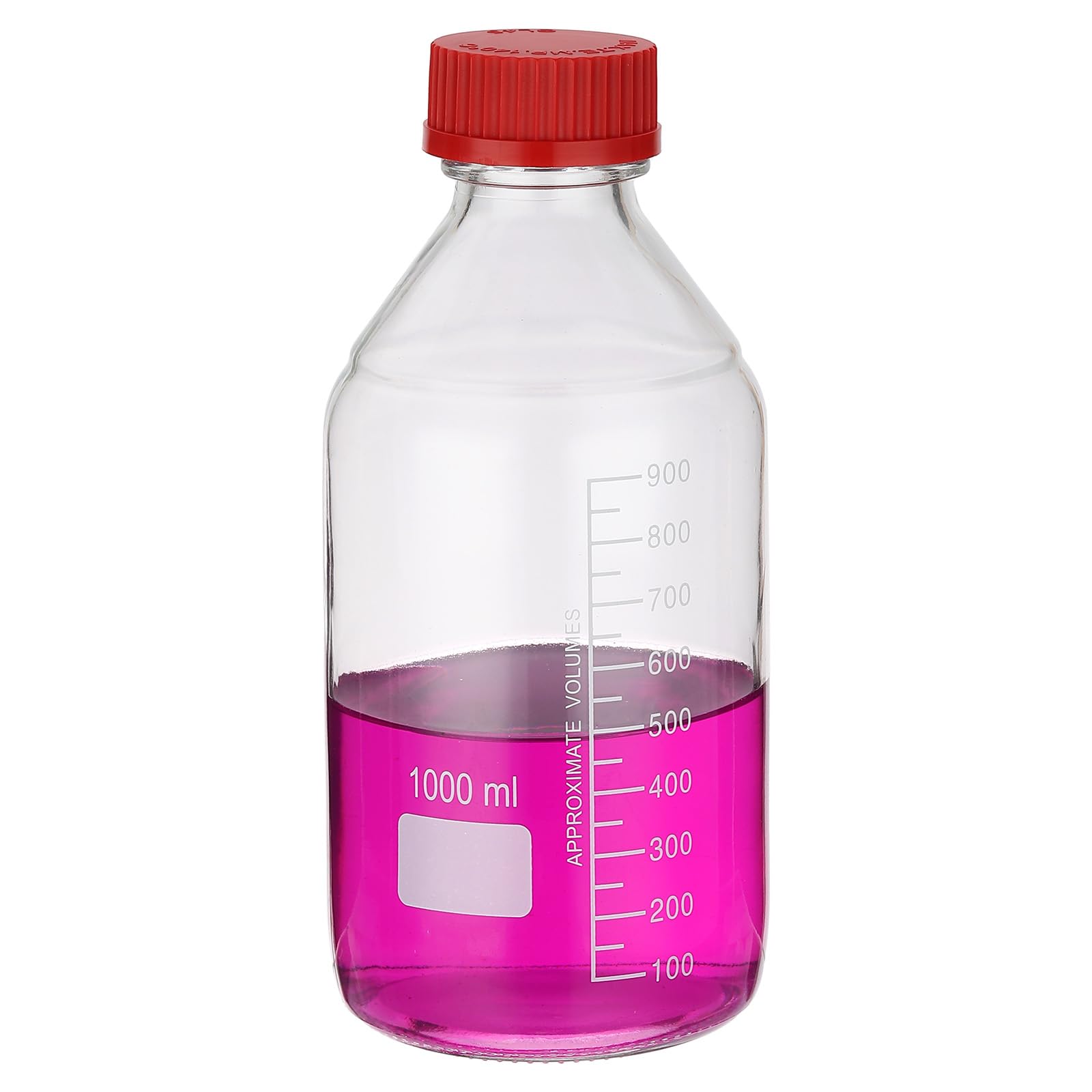 PATIKIL Bottiglie Da Laboratorio Per Reagenti 1000ml Bottiglie Graduate