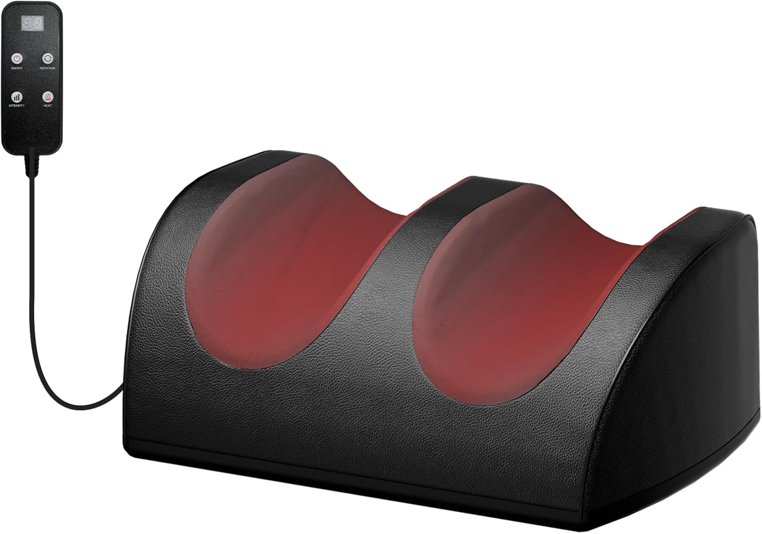 LAOBEN Masseur de Pieds avec Chauffage Shiatsu Pétrissant Rouleaux Relaxant Pieds Jambes Cadeau Maman Papa