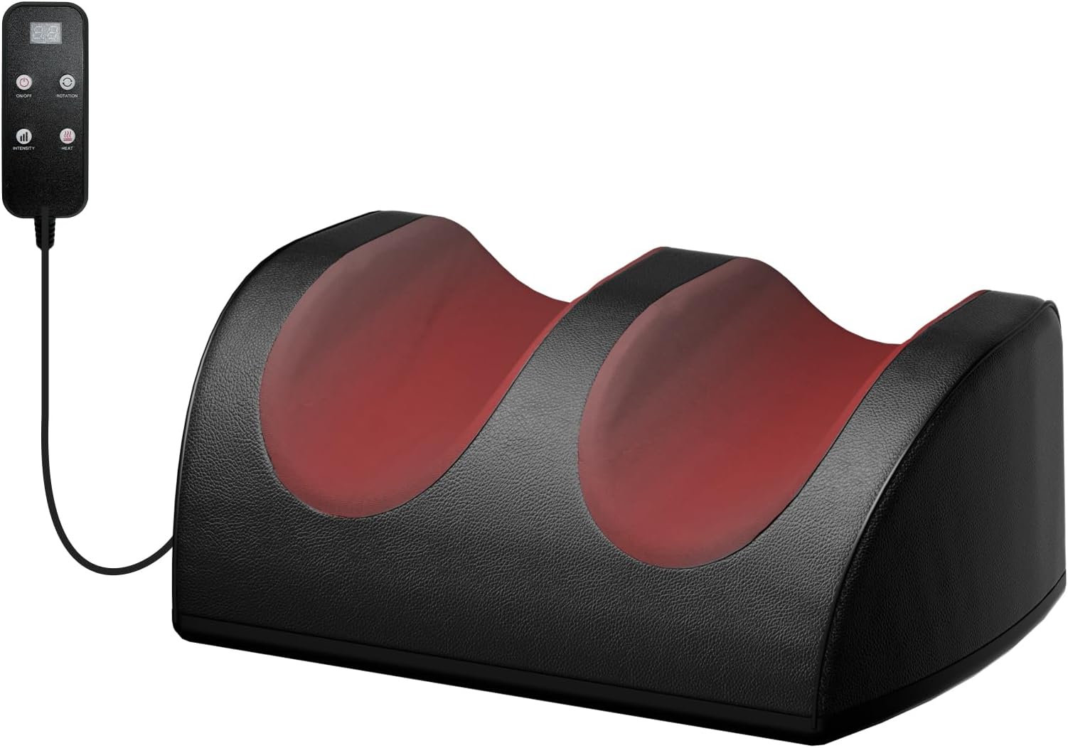 LAOBEN Shiatsu Foot Massager with Heating Function, Relaxes Leg Muscles, Improves Blood Circulation, Foot and Leg Massager with Massage Rollers for Deep Tissue Massage, Gift for Mom, Dad and Friends.