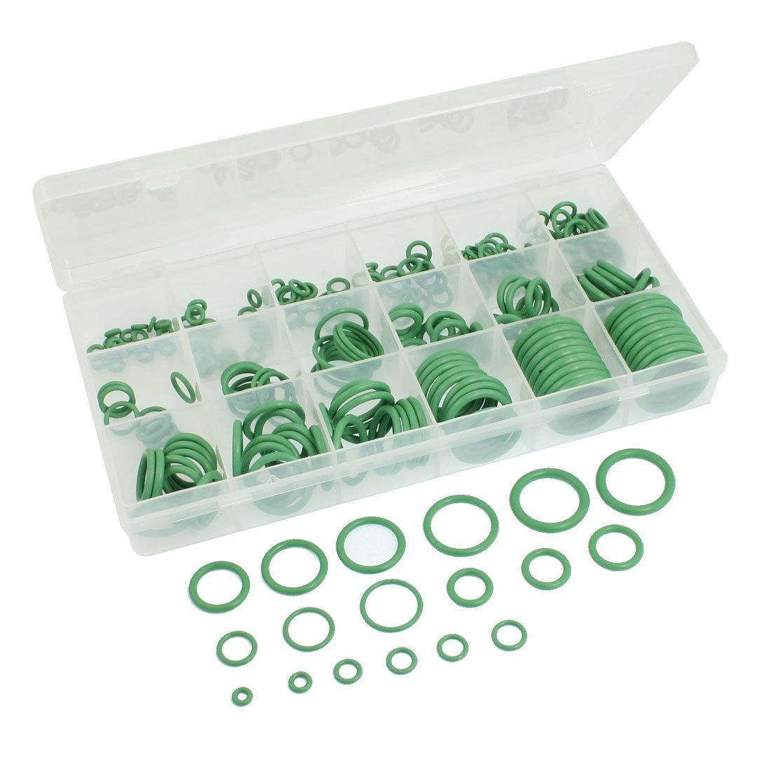 Toolzone 205Pc Hnbr Hydrogenated Nitrile Butadiene Rubber O-Ring Set - 3Mm To 22Mm