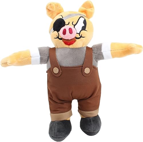 uiuoutoy Figura de peluche de cerdo de cerdo de 12 pulgadas