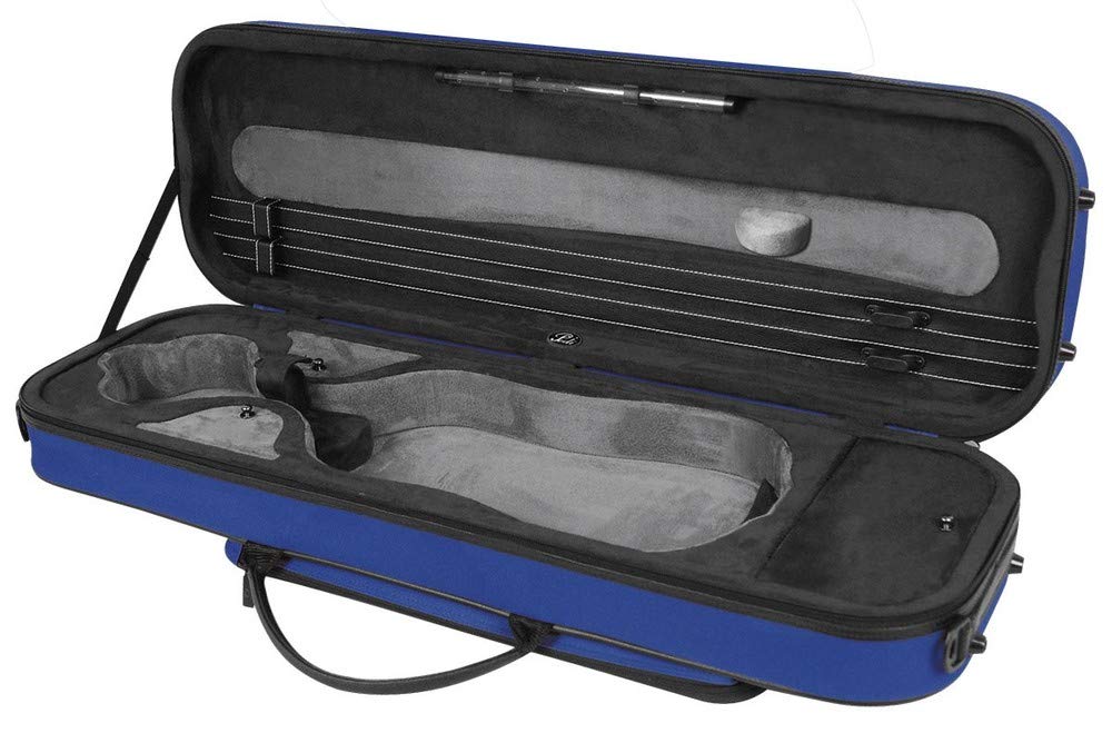 Pedi 16100 Night Stripe - Estuche rectangular para violín, color azul