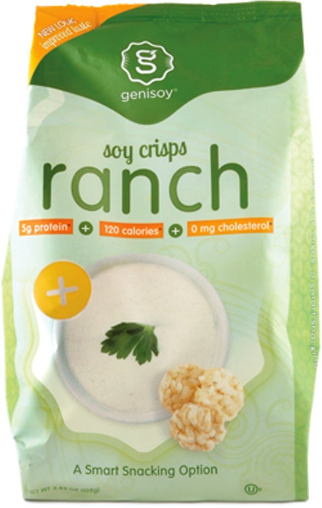 Genisoy Soy Crisps, Creamy Ranch, 3.5 Ounce (Pack of 12)