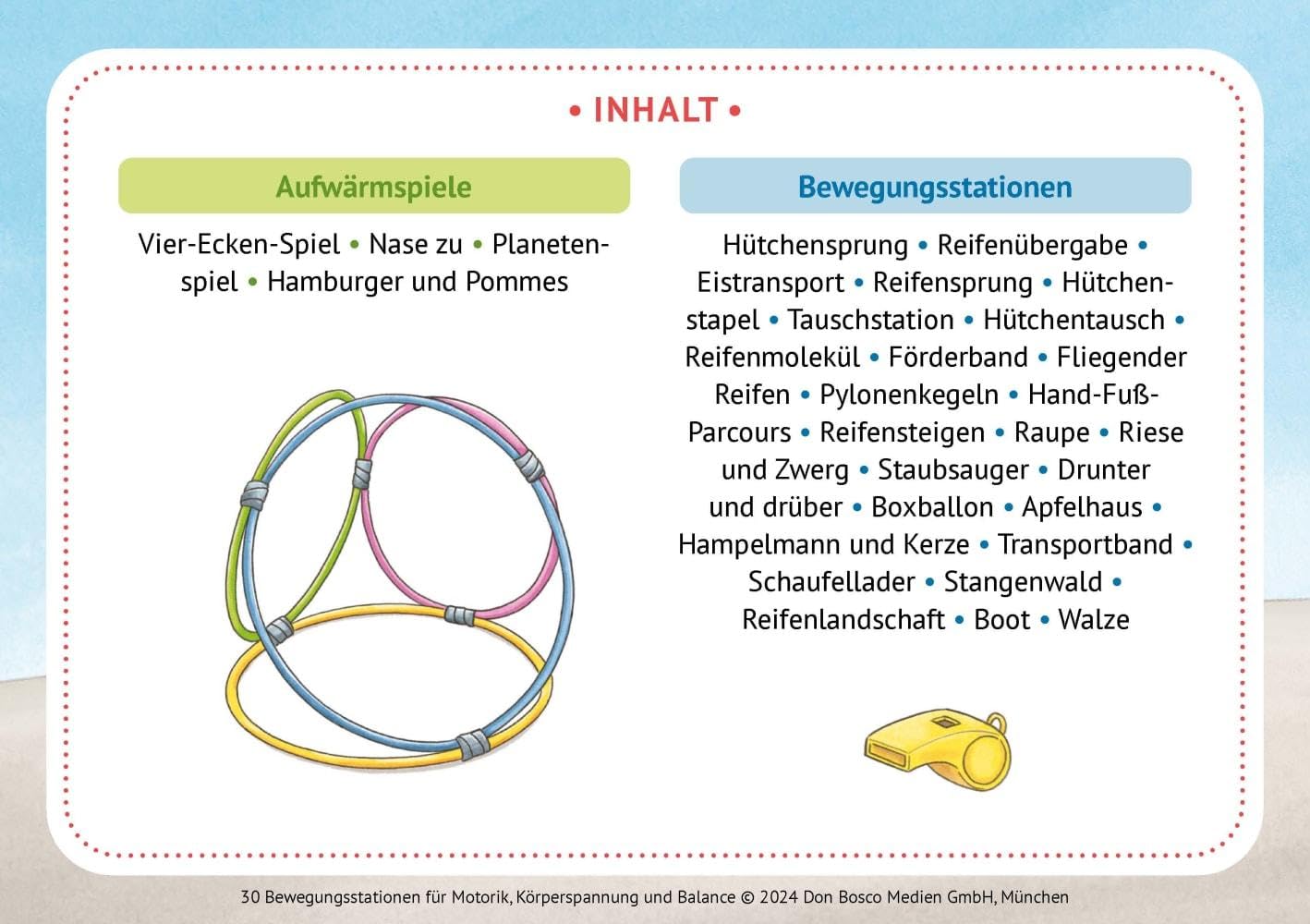 30 Bewegungsstationen für Motorik, Körperspannung und Balance. Bildkarten für Kinder von 3 bis 8: Für Kinderturnen, Bewegungsstunde und Sportunterricht. Abwechslungsreiche Sport-Übungen für Kinder