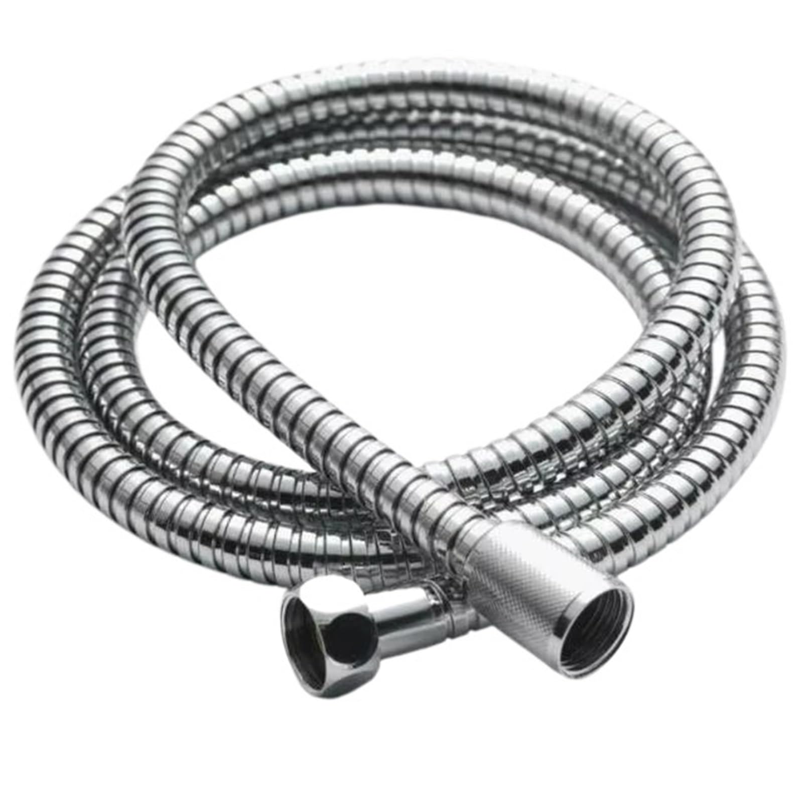 Alcachofa de ducha de alta presión 7 en 1 con 5 modos ajustables, ahorro de agua, filtro portátil, incluye manguera plateada de 1,5 m, accesorios de baño ideales para uso doméstico
