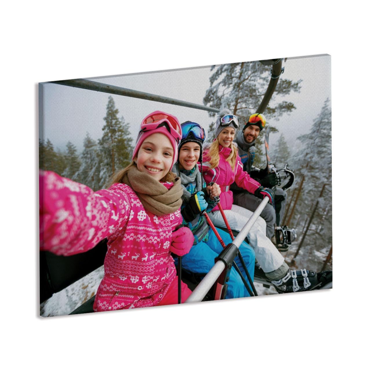 Foto Su Tela Personalizzata 40x30 Cm - Stampa Ad Alta Risoluzione, Telaio In Legno 2cm, Idea Regalo - Foto 4