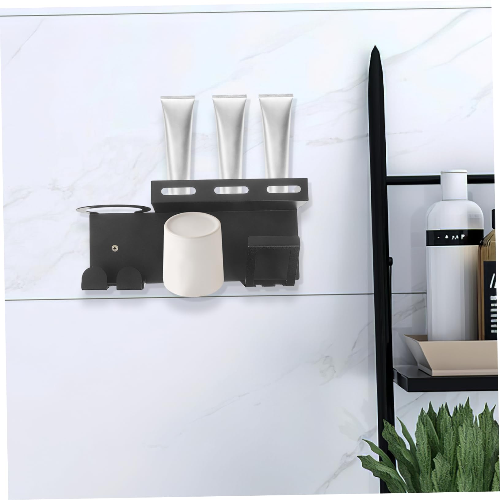 Portaspazzolino in Acciaio Inossidabile Portaspazzolino Elettrico Da Parete Organizer Per Dentifricio Supporto Per Bagno Accessorio