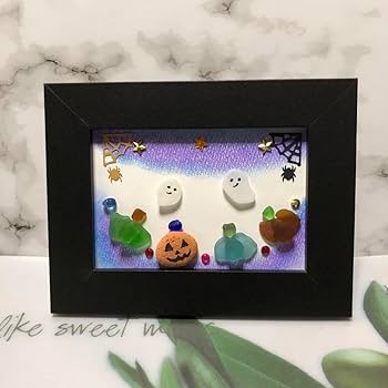 Amazon.co.jp: シーグラスアート ハロウィン パステルアート
