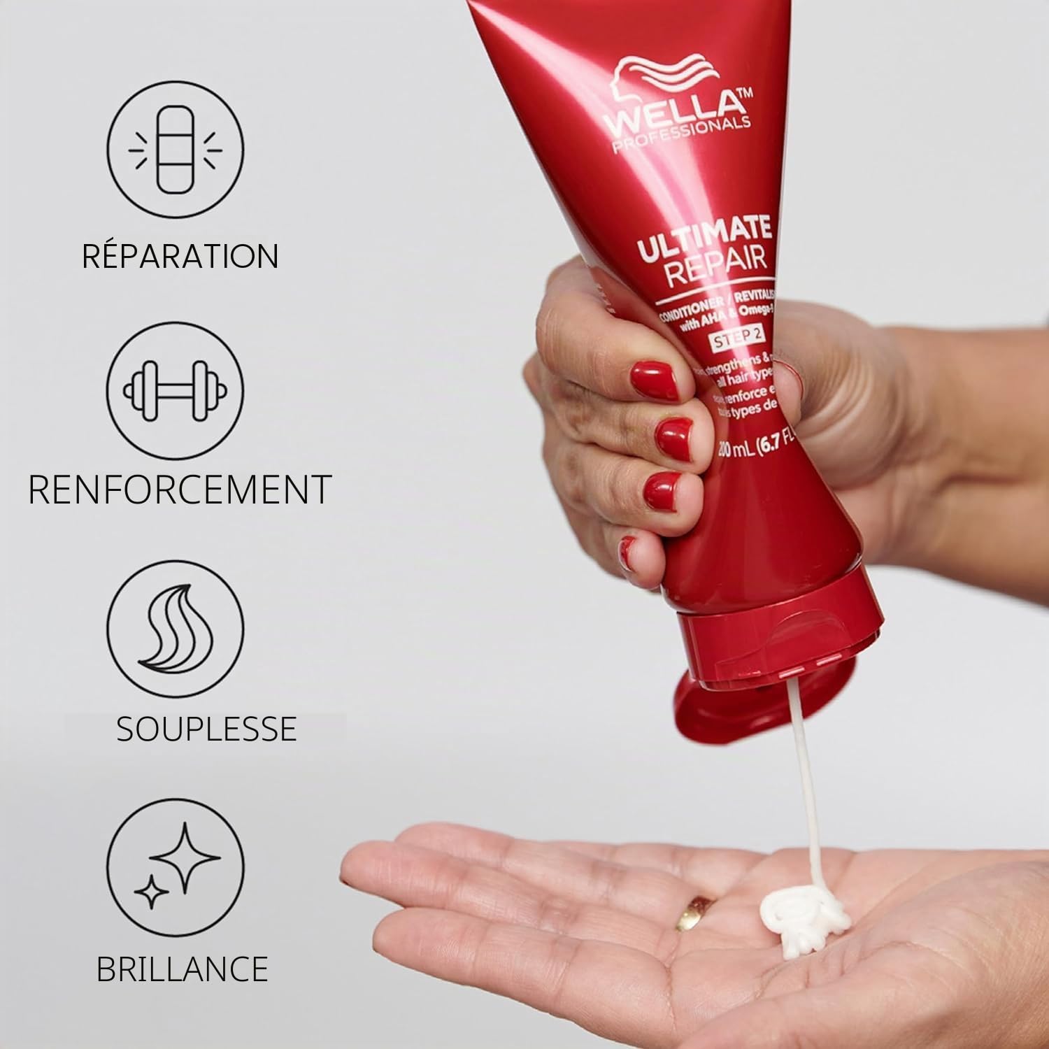 Wella Professionals ULTIMATE REPAIR – Après-shampoing nourrissant intense pour cheveux abîmés