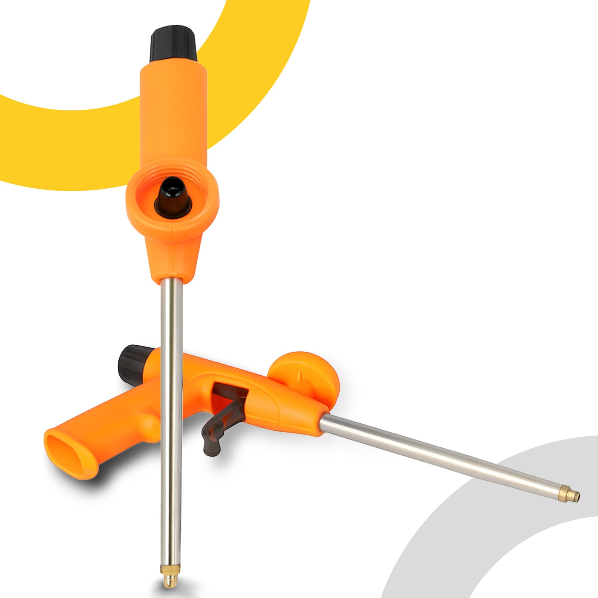 Instalguru Pistola Schiuma Poliuretanica PU Montaggio Leggera Durevole Punta Rame Ergonomica Riempimento Isolamento Sigillatura Utensile Edilizia