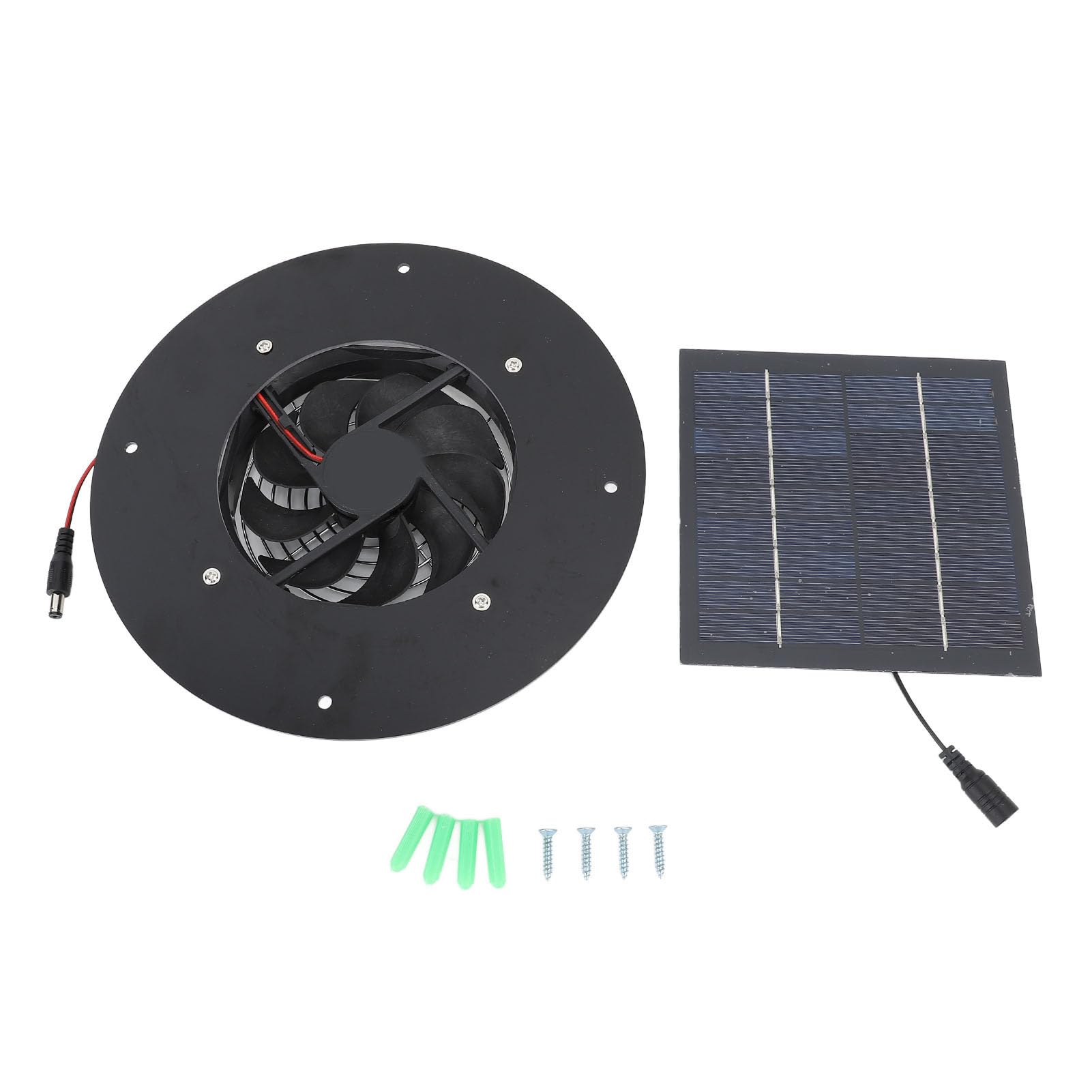 Ventilateur d'extraction solaire haute efficacité et faible bruit pour animaux