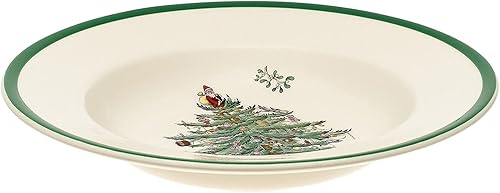 Miniatura 2 de Spode Plato de sopa de árbol de Navidad