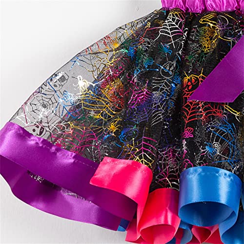 Meninas saias completas crianças meninas fantasia de festa de dança de halloween desenho animado sai