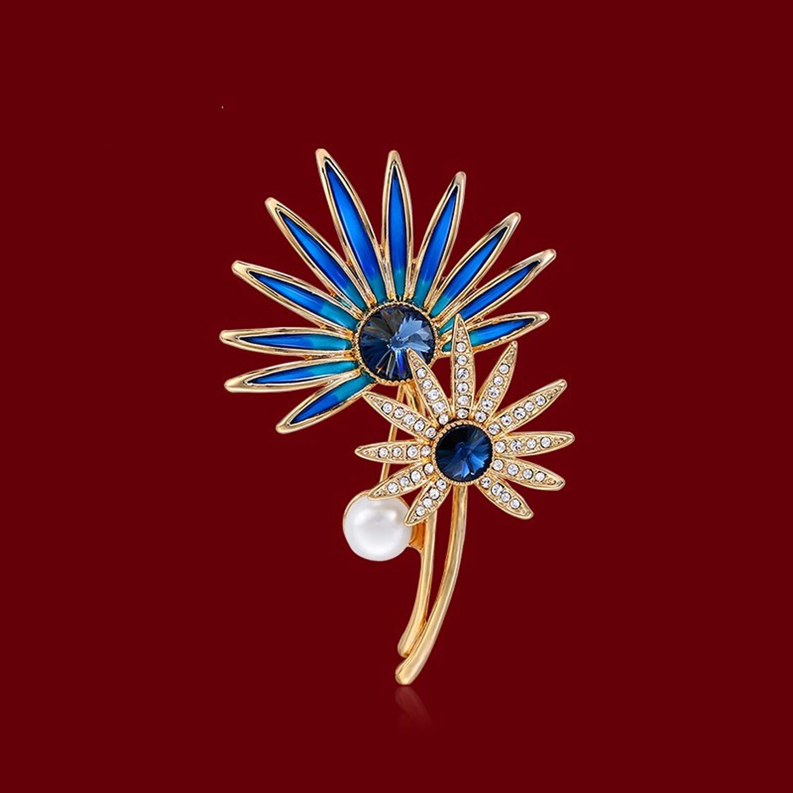 Broches para Mujer, Brillantes, con Hermosos Cristales Creados, Ideales para Regalar a mamás.