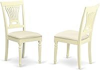 Vista 6 de East West Furniture Juego de comedor NDPL5-WHI-C