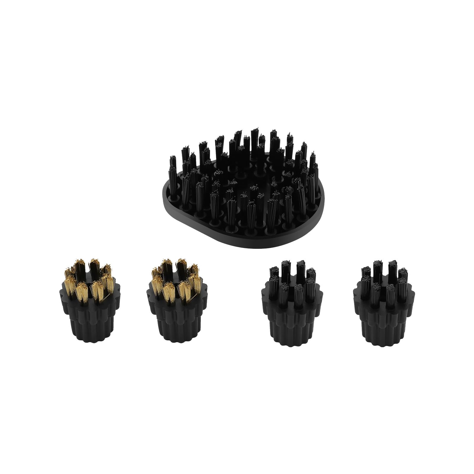Dampfreiniger 3000W Hochdruck Dampfreinigungsgerät ABS Edelstahl Schwarz