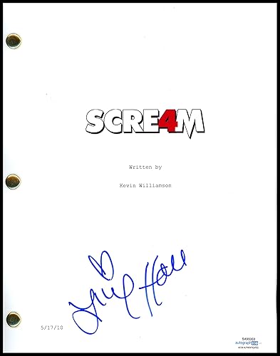 Lucy Hale"Scream 4" AUTOGRAPH Signed Full Complete Script Screenplay ACOA