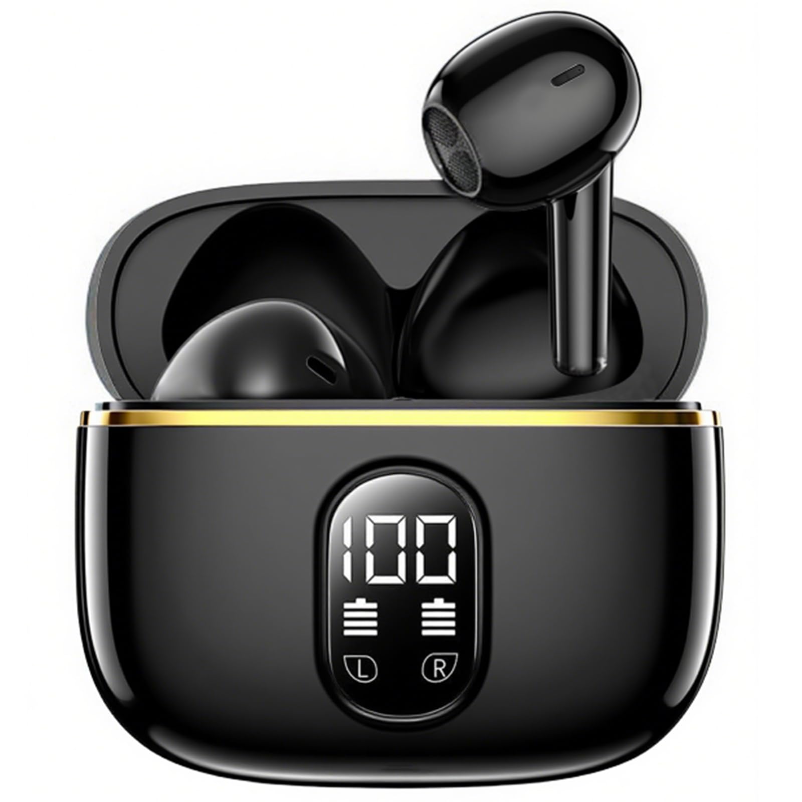 Amazon.co.jp: イヤホン bluetooth ワイヤレスイヤホン (Black.02