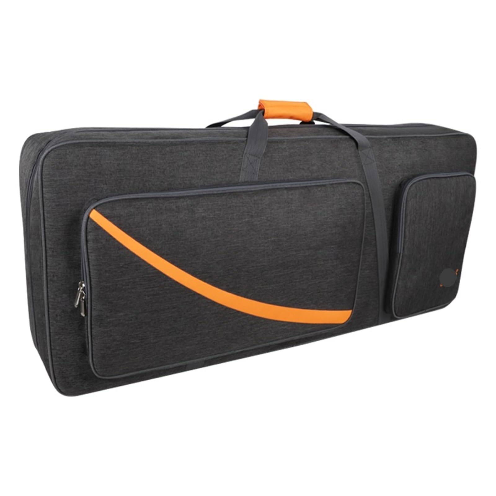 Bolsa Para Teclado De Piano Funda acolchada for Piano y órgano electrónico, bolsa for teclado, protección for instrumentos, portátil, antigolpes, mochila impermeable, 61 teclas Para Piano(Black)