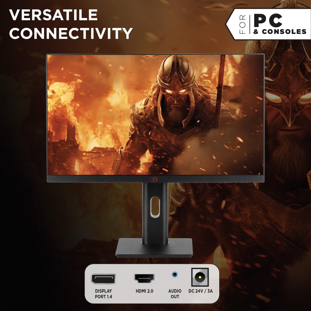 Konix Monitor Gaming Nova 24" PC, PS5, Switch 2 y Xbox Series X|S - Full HD 1080p - 180 Hz - 1 ms - FreeSync - HDMI - DisplayPort - Panel IPS