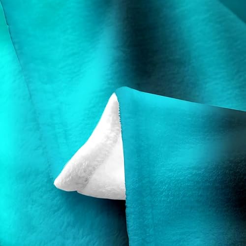 Miniatura 5 de Manta de franela retro azul neón naranja tamaño individual de 60 x 80 pulgadas, cálida y ligera, con sable láser de acuarela para niños, manta de