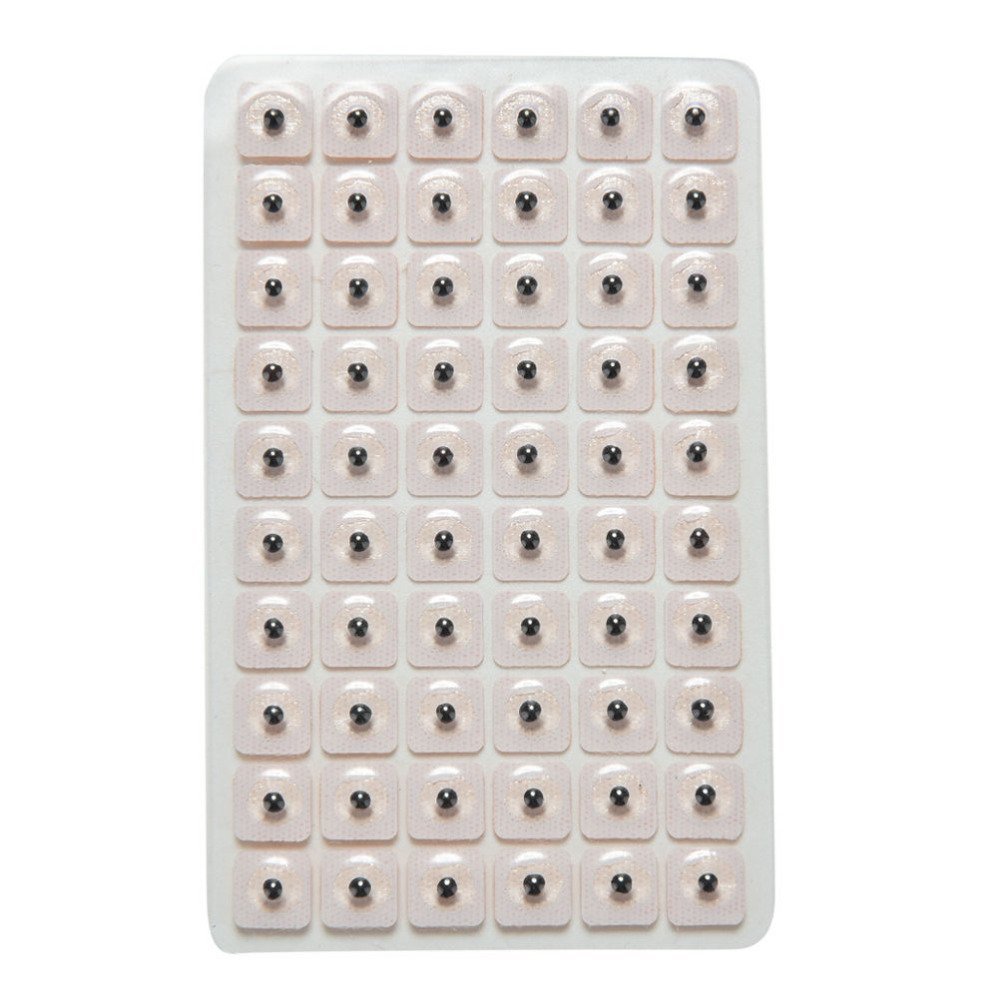 QQWORLD Relaxation Ears Stickers Acupuncture Needle Ear Vaccaria Seeds Ear Massage Auricular-paster Press Seeds for Carpal Tunnel - 600 Pcs/lot, As Shown in Image-picture-34