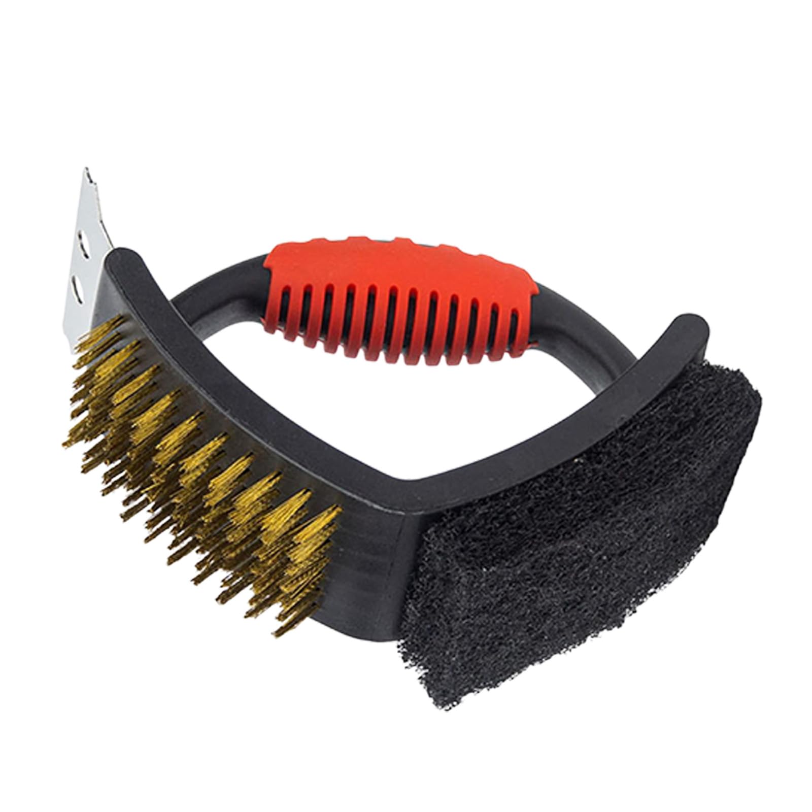 JSGHGDF Professional Right Angled Grills Scrubber and Scrapers BBQ Cleaning Brush for Stubborn Residues on Cooking Grates Right Angled Scrubber