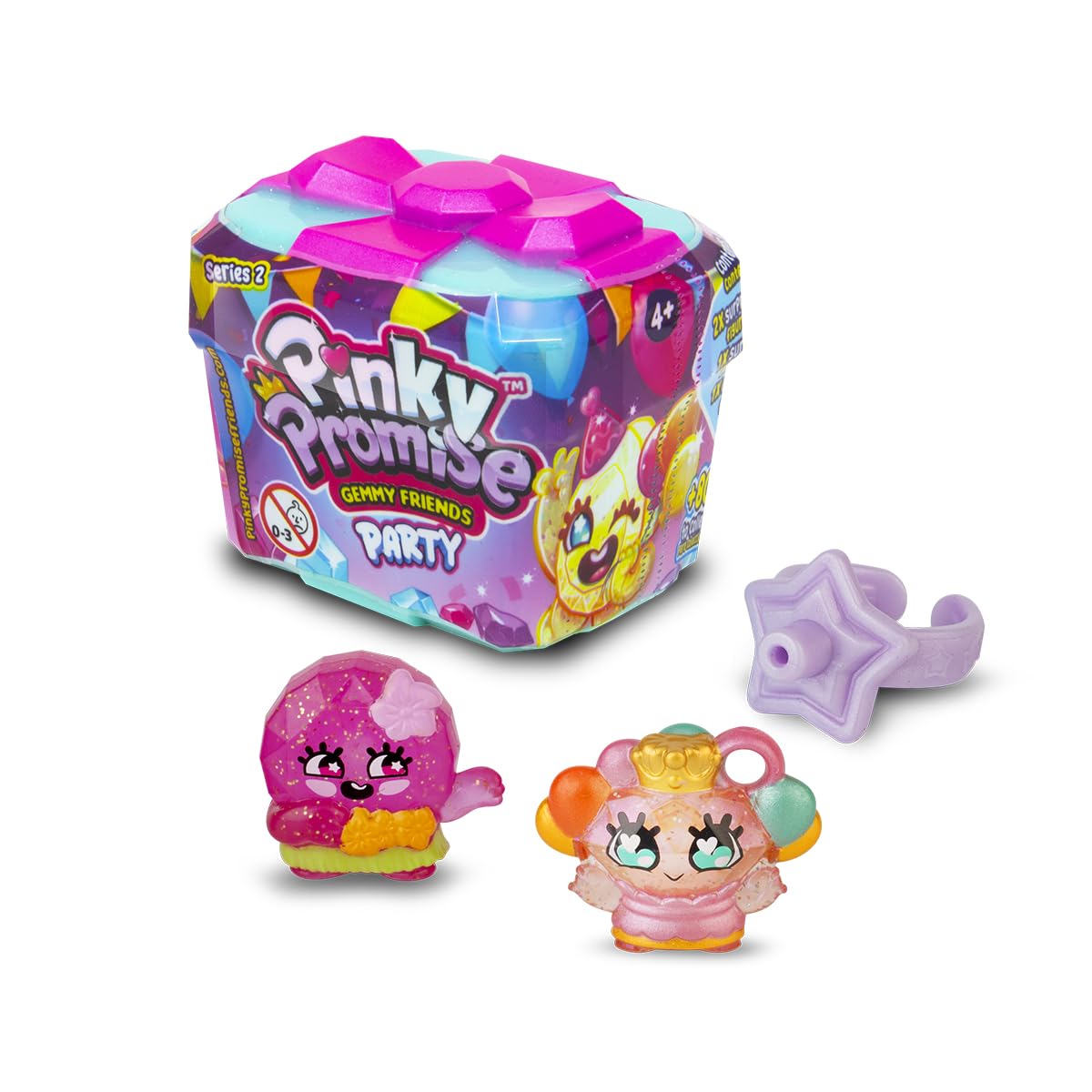 Bizak Pinky Promise Blister Confezione da 8 con gemme esclusive