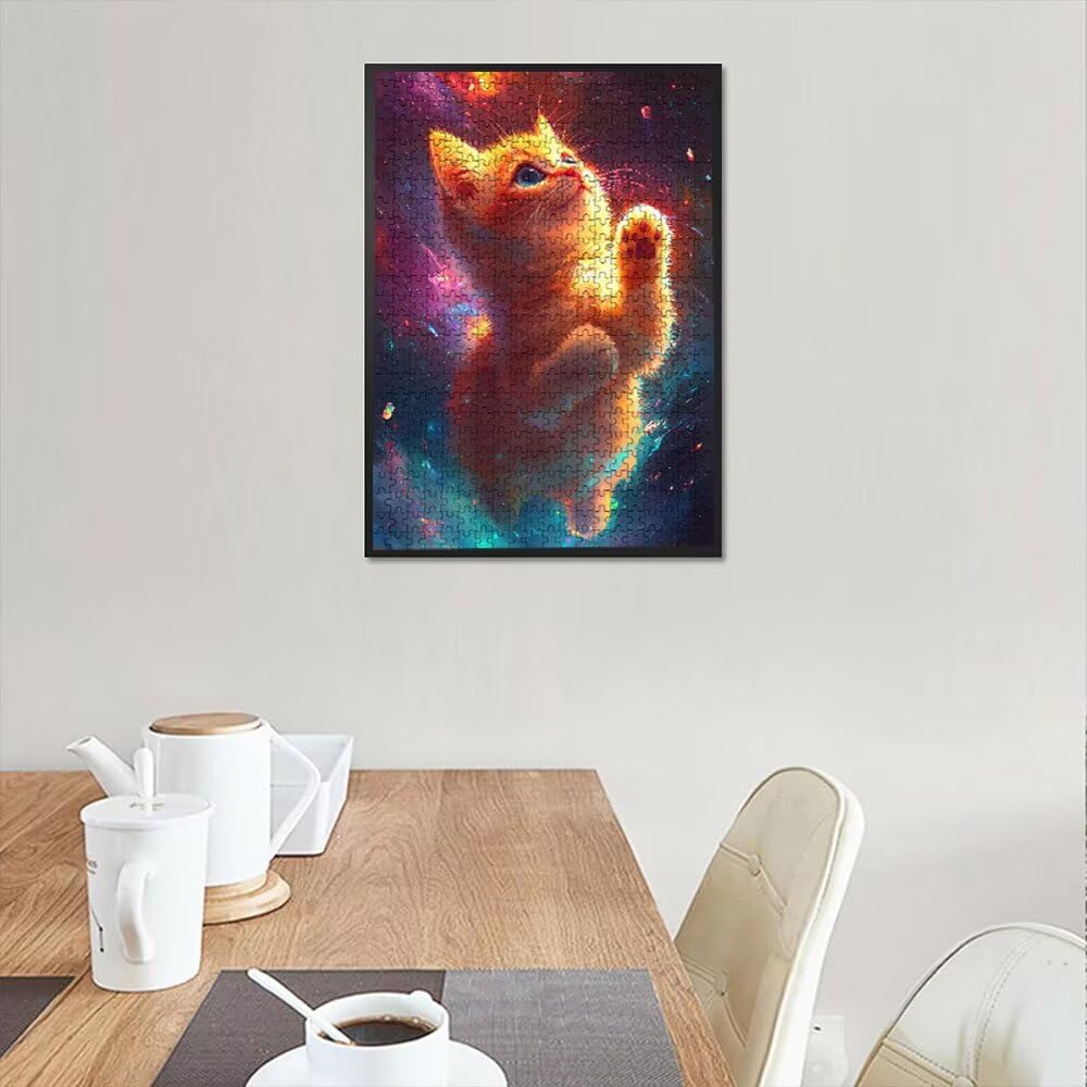 Katze Niedlich Puzzle 4000 Teile, Klassische Puzzles, Geschicklichkeitsspiel Puzzle für Erwachsene, Puzzlespiele für Die Ganze Familie, Mit Schöner Verpackung, Dekoration Puzzles DX0YL3-638