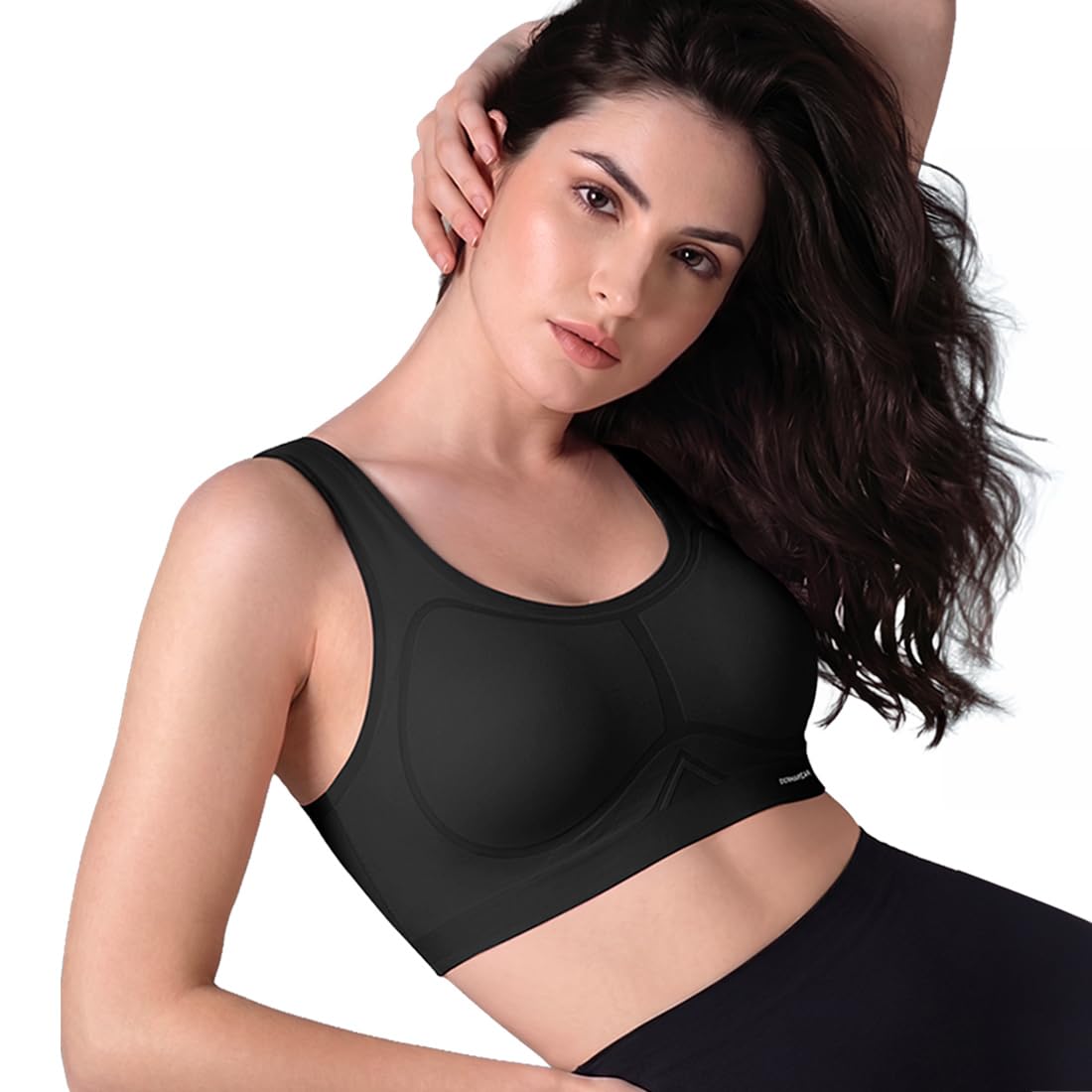 dermawear Women's Invism Cotton Bonded V-Notch, Non Wired Extra Soft Non-Padded Bra-picture-45
