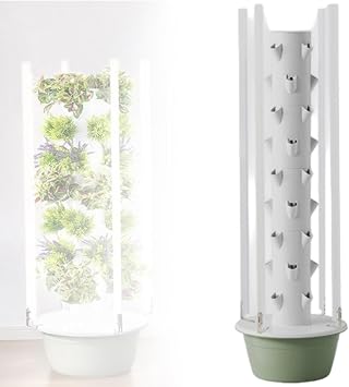 Indoor Hydroponics Growing System, Hydroponics Tower With Grow Light, Indoor Soilless Vegetable Planting Hydroponic System, For Herbs And Vegetables 9