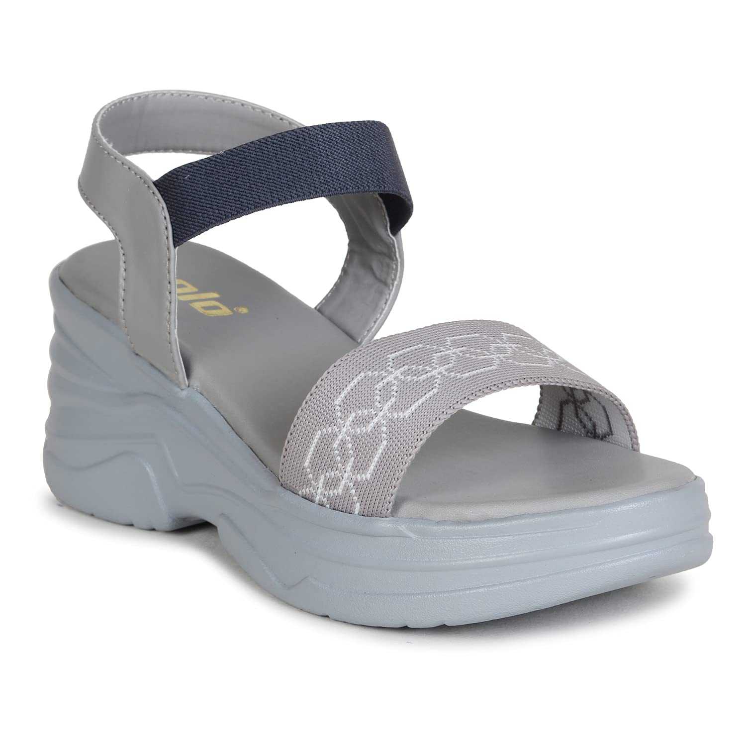 Colo Women and Girls Fashionable Wedges J-4 Grey Size 4 UK (B0924QH55C) Amazon Price History, Amazon Price Tracker