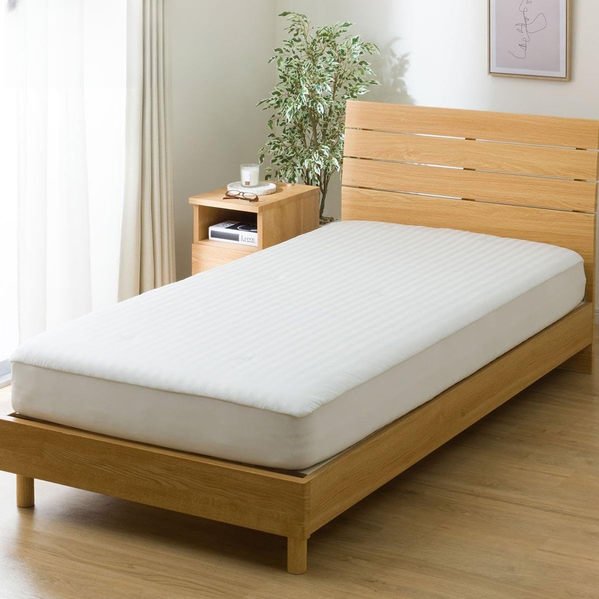 ニトリ HOTEL STYLE BOXパッド セミダブル 新品6個セット民泊に！ Amazon.co.jp: ニトリ(NITORI) BOXパッド ダブル Nホテル D WH S2522